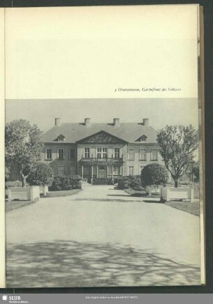 Oranienbaum, Gartenfront des Schlosses
