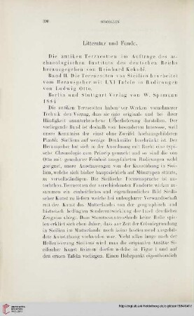 Litteratur und Funde