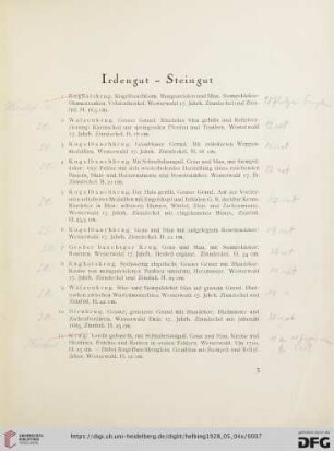 Irdengut- Steingut (Nr. 1-85)