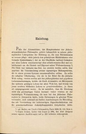 Die Erkenntnislehre Philos von Alexandria