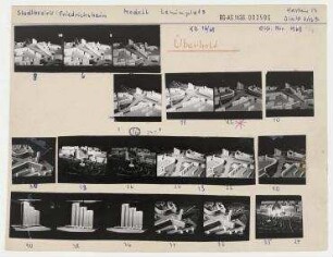 Modell: Leninplatz. Berlin, Friedrichshain, Leninplatz (Platz der Vereinten Nationen)/Leninallee (Landsberger Allee)