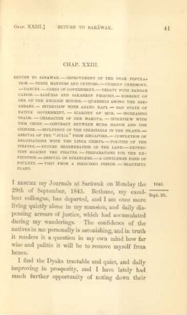 Chap. XXIII. Return to Sarawak. - Improvement of the Dyak population ...