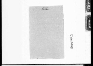 Stellen und Personal (1861)