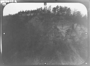 Arnstadt. Felsen Ritterstein (am Ortsausgang in Richtung Plaue)