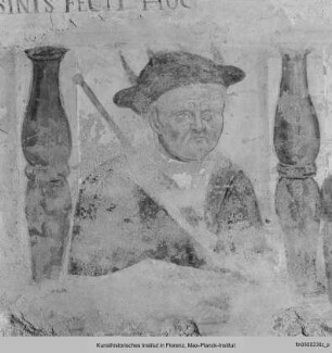 Tabernakel : Männliche Figur (Heiliger?)
