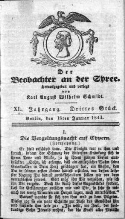 3. Stueck, 18. Januar 1841