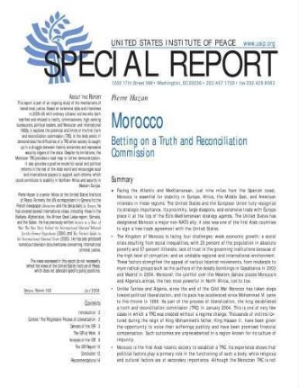 Morocco. betting on a truth and reconciliation commission