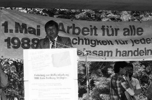 Freiburg im Breisgau: Mai-Kundgebung des DGB