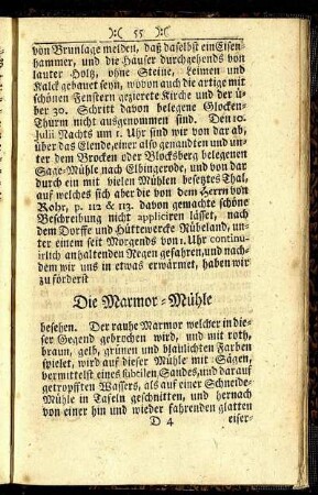 Die Marmor-Mühle. - Gröningen.