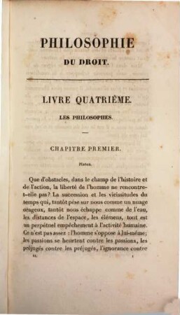 Philosophie du droit, 2