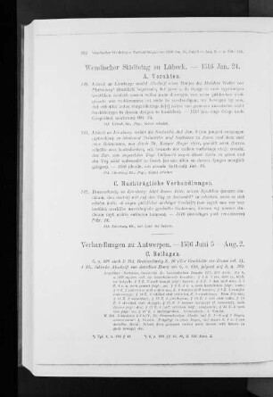 Wendischer Städtetag zu Lübeck. - 1516 Jan. 24.