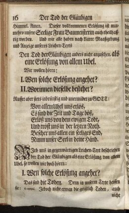 I. Wen solche Erlösung angehet?