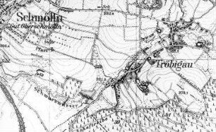 Schmölln-Putzkau-Tröbigau. Meßtischblatt, 1:25.000, Sekt. Bischofswerda, Nr. 4851 (RA Görlitz 30/38)