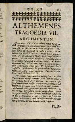 303-304, Argumentum. Personae.
