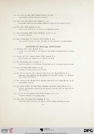 Agostino di Musi gen. Veneziano (Nr. 2161-2195)