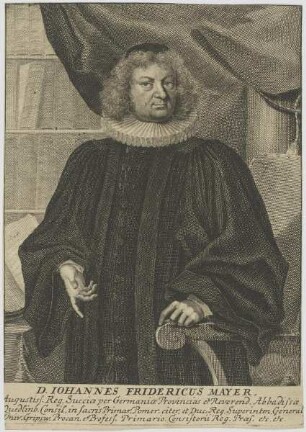 Bildnis des Iohannes Fridericus Mayer
