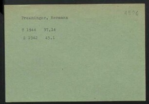 Preuninger, Hermann