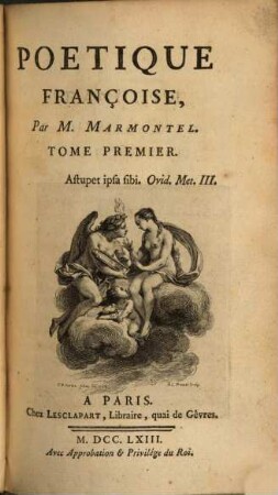 Poetique Françoise, 1