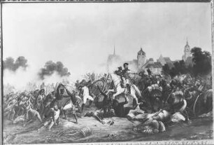 Völkerschlacht bei Leipzig 1813: Kampf um das Innere Grimmaische Tor am 19. Oktober 1813