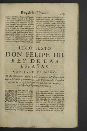 Libro sexto.