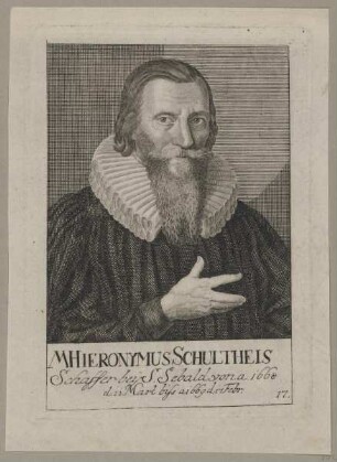 Bildnis des Hieronymus Schultheis