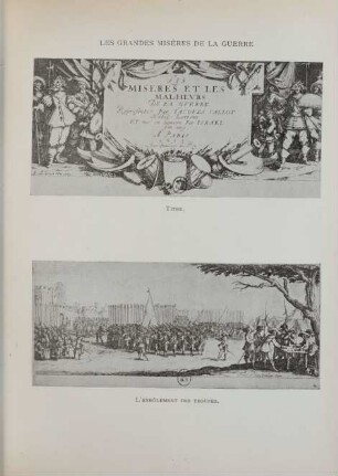 Les grandes misères de la guerre