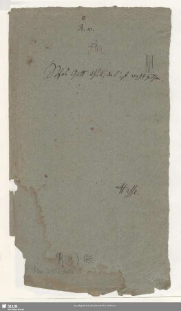 Stimmensatz [Schreiber: Opitz, J. S.]