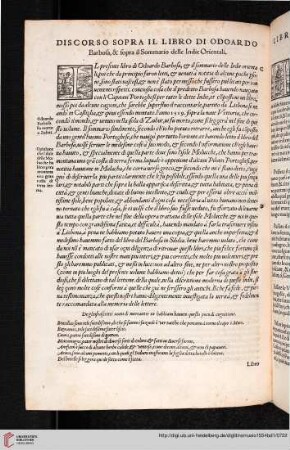 Discoros sopra il libro di Odoardo