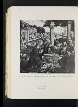 Abb. 41. Domenico Ghirlandajo, Anbetung der Hirten, Florenz, Sta. Trinita (zu Seite 156).