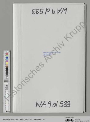 "Cassa-Buch" (Kassenbuch). [auszugsweise Abschrift der Archivalie FAH 2/FAH2 A 1]
