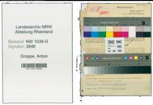 Entnazifizierung Anton Groppe , geb. 03.08.1890 (Gendarmeriebeamter)