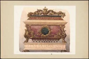 San Lorenzo, Florenz Sarkophag: Ansicht
