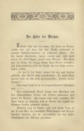Der Hüter der Morgue