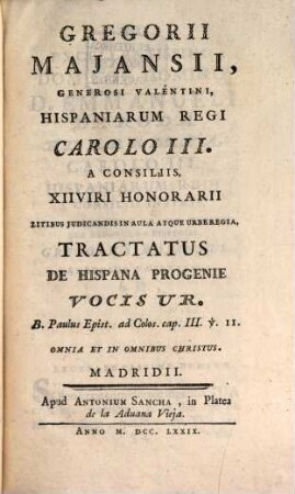 Tractatus de hispana progenie vocis Ur