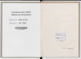 Verwendung staatlicher Liegenschaften, Bd. 1