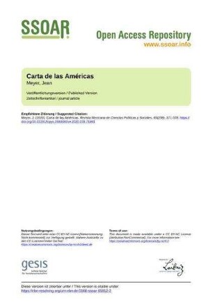 Carta de las Américas