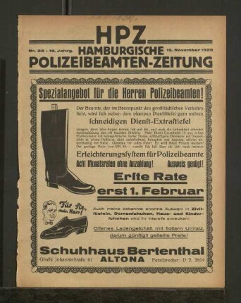 Nr. 22 * 19. Jahrg. 15. November 1929