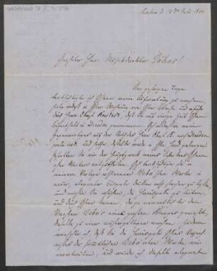 Brief an Friedrich Wilhelm Jähns : 13.07.1864