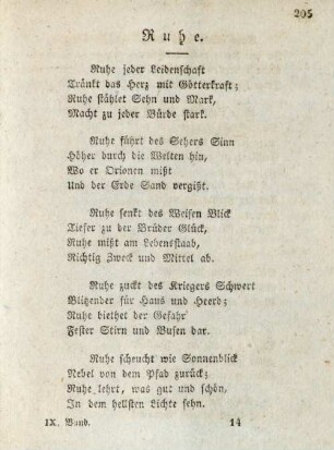 Ruhe