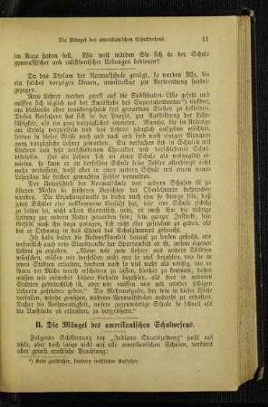 ¬Die¬ Mängel des amerikanischen Schulwesens