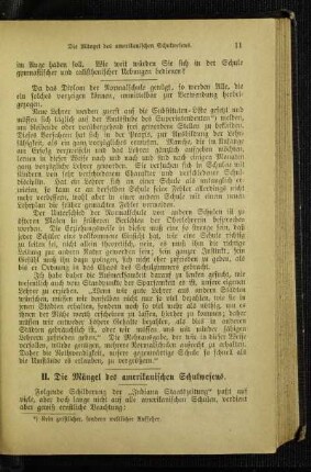 ¬Die¬ Mängel des amerikanischen Schulwesens