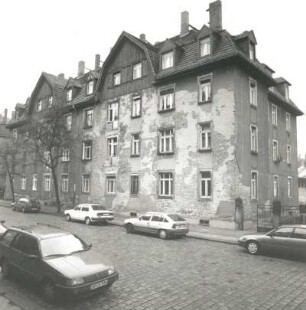 Dresden-Pieschen, Rückertstraße 18/20. Doppelwohnhaus (um 1910)