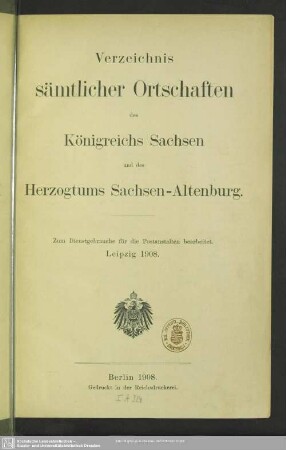Hauptw.: Leipzig 1908