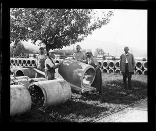 Zementwaren- und Betonfabrik der Fa. Brenzinger & Cie in Kirchzarten