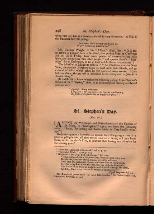 St. Stephen´s Day.