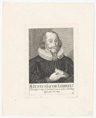 Bildnis des Iustus Iacob Leibnitz