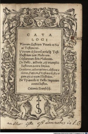 Catalogi virorum illustrium Veteris et Novi Testamenti
