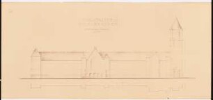 Schloss Posen, Posen Erweiterungsbau: Erweiterungsvorschlag 1:200