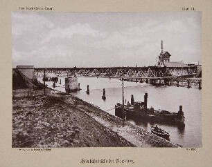 Nord-Ostsee-Kanal - Eisenbahndrehbrücke Rendsburg