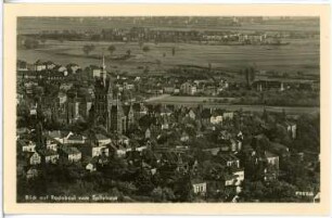 Radebeul. Blick vom Spitzhaus auf Radebeul